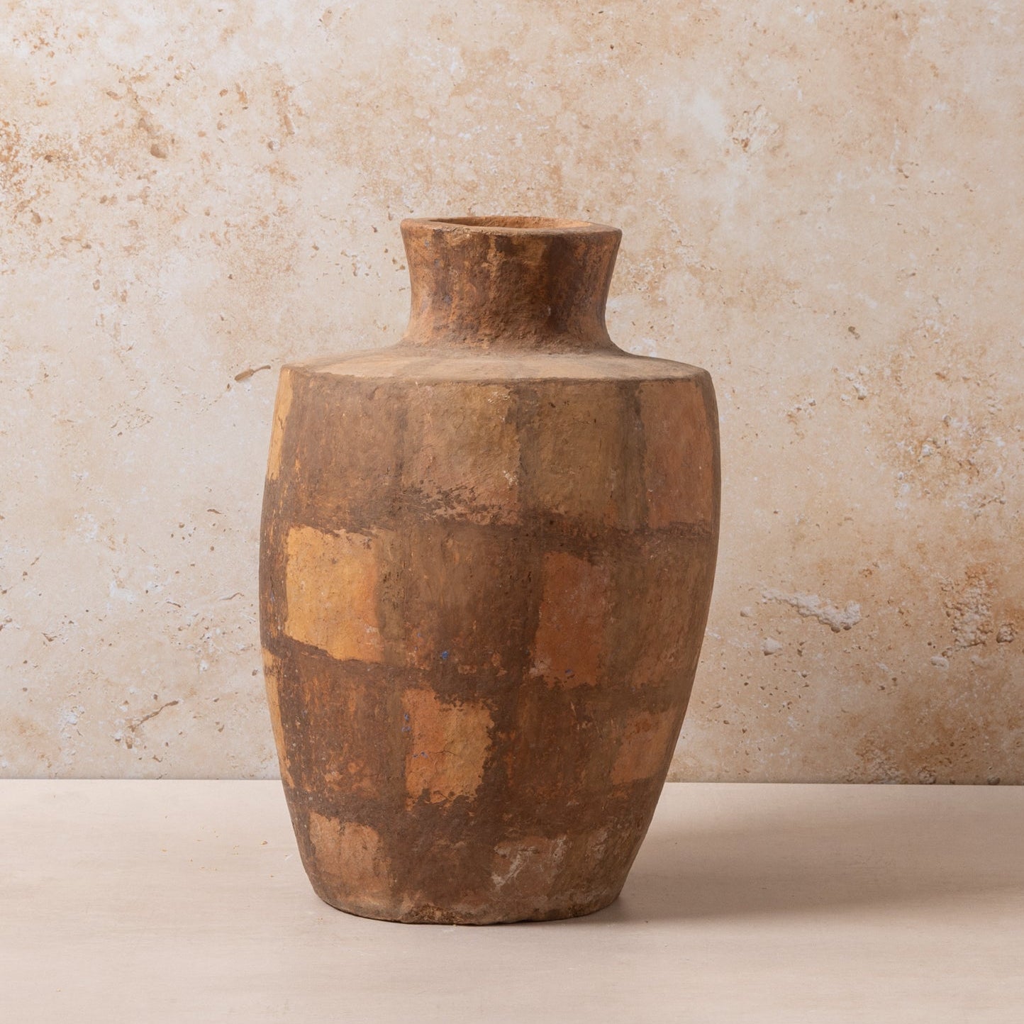 Moroccan Pottery Medium Checker Vase - Image 6