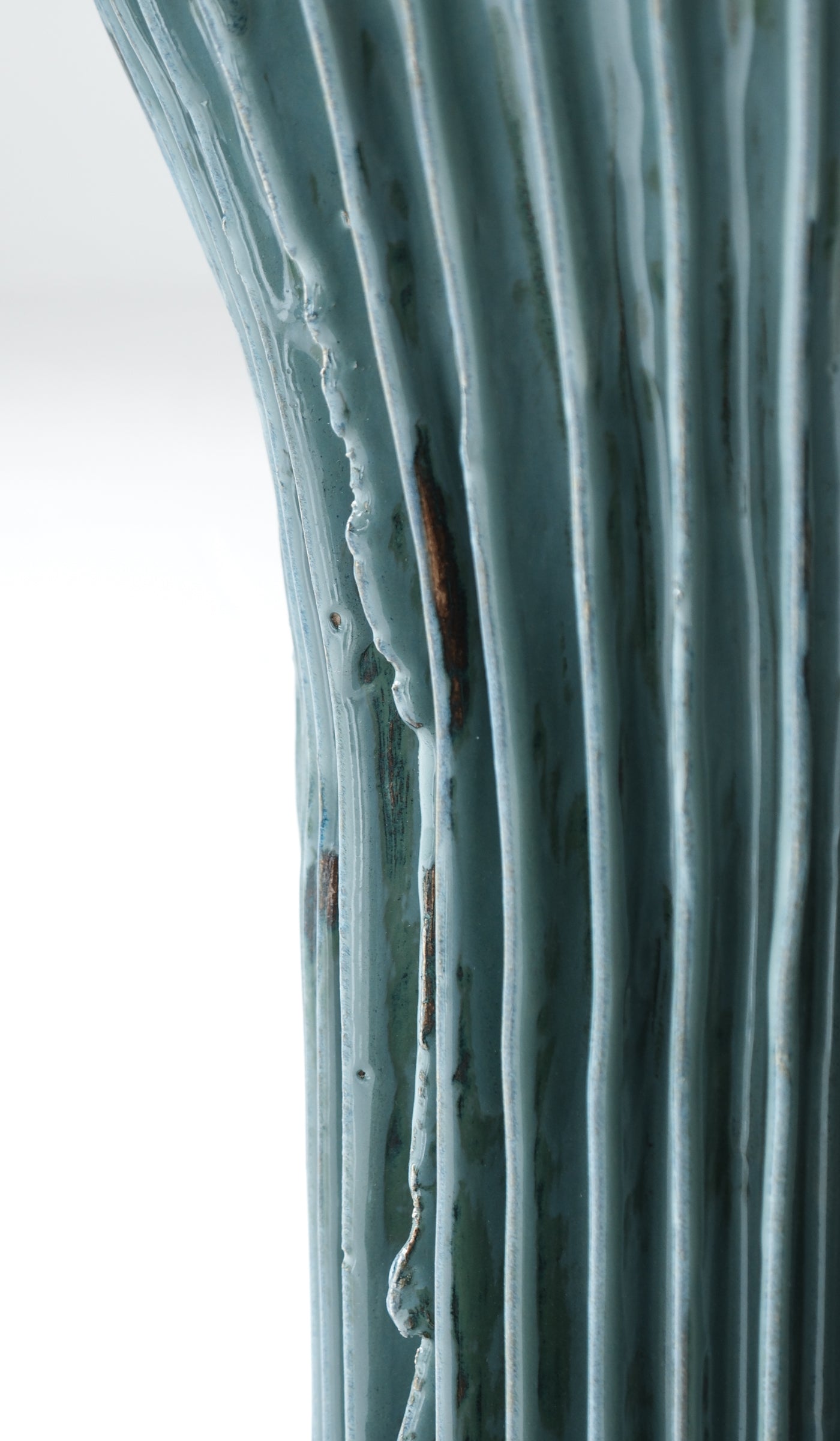 Warm Ceramic Accent Side Table
