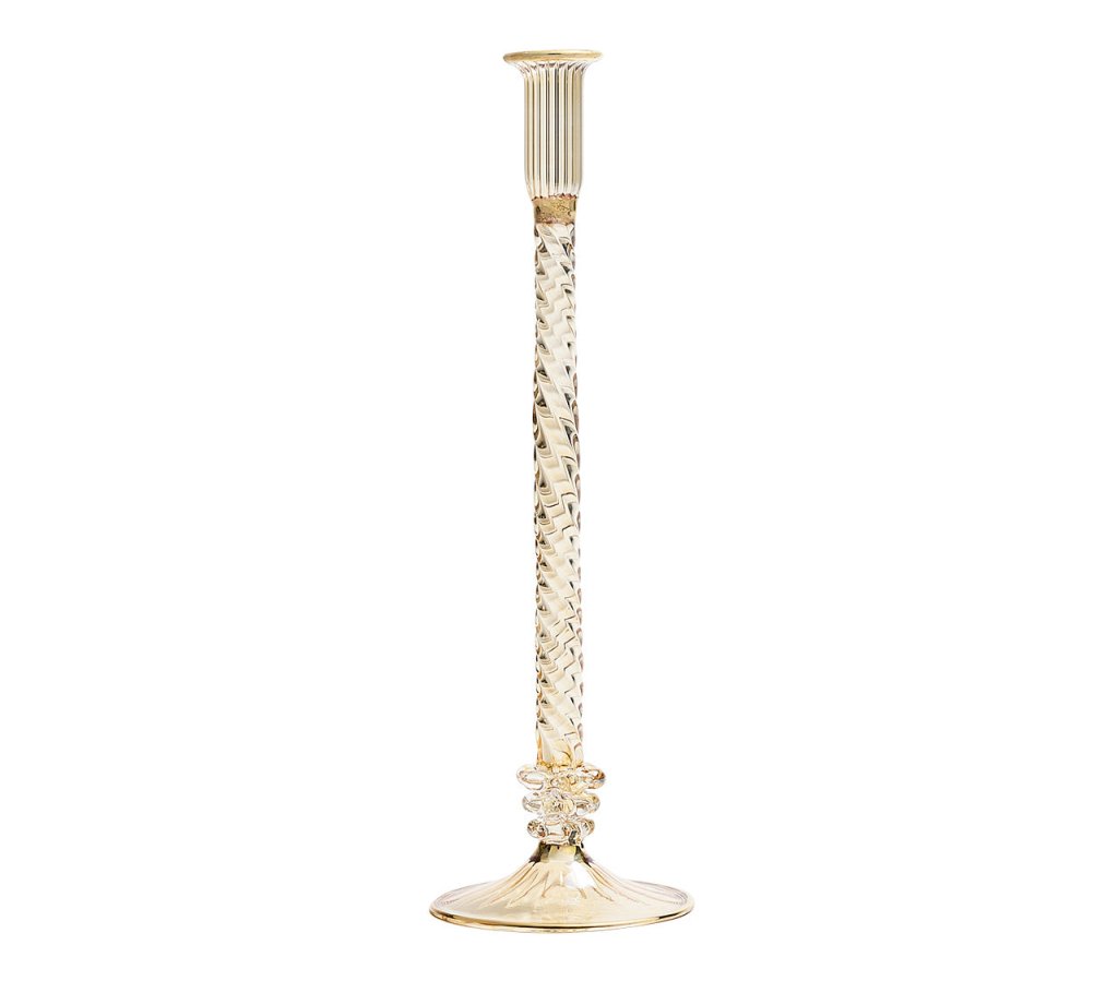 Balanced Champagne Decorative Candle Holder