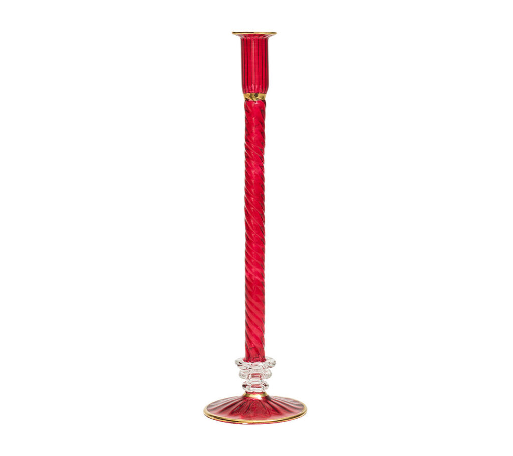 Versatile Ruby Decorative Candle Holder