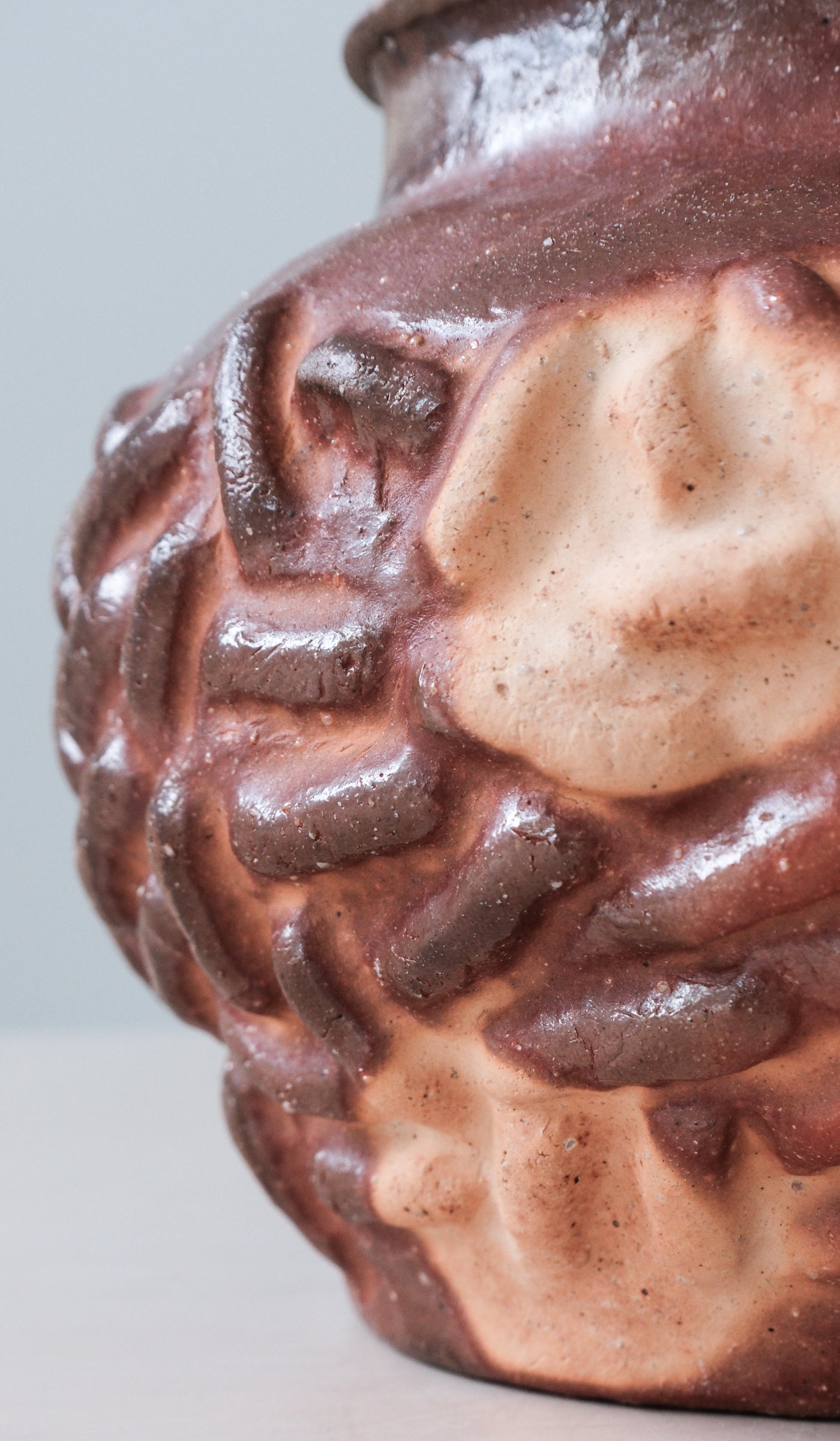 Smooth Ceramic Soft Glow Decorative Vessel