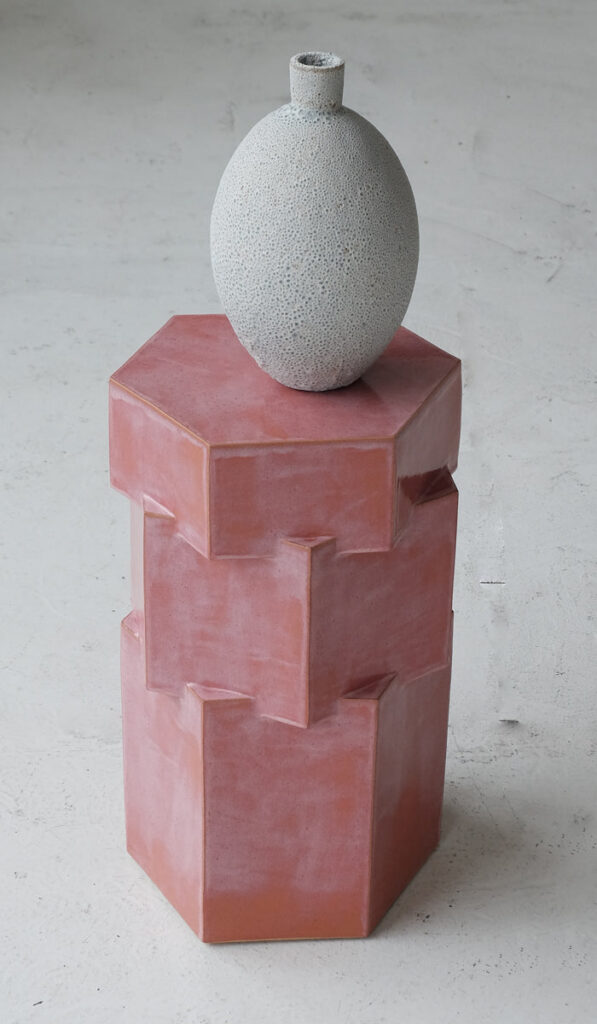 Gentle Ceramic Accent Side Table