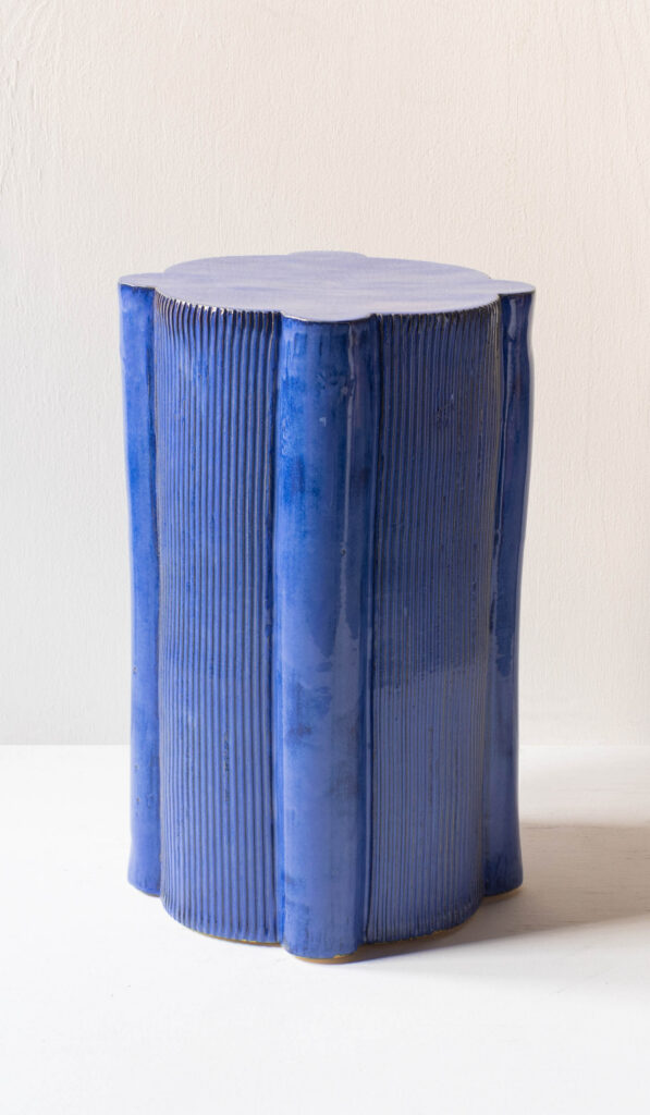 Refined Ceramic Accent Side Table