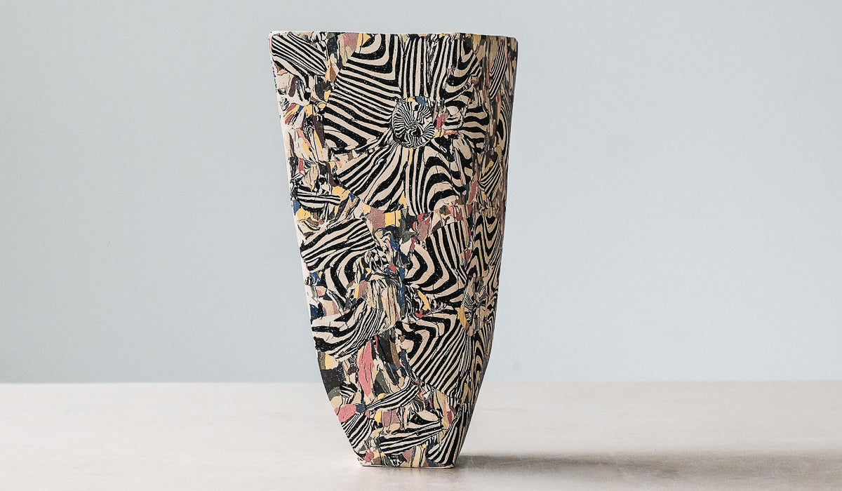 Soft Ceramic Compact Decorative Vessel