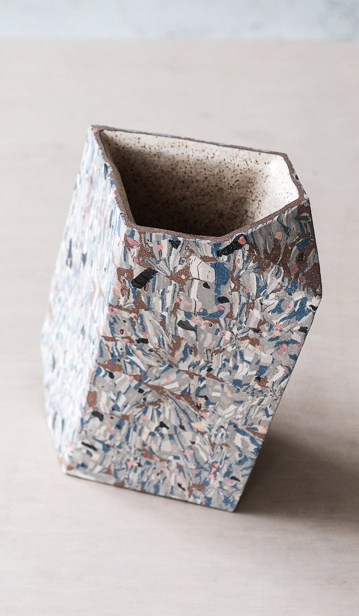 Soft Ceramic Artful Decorative Vessel