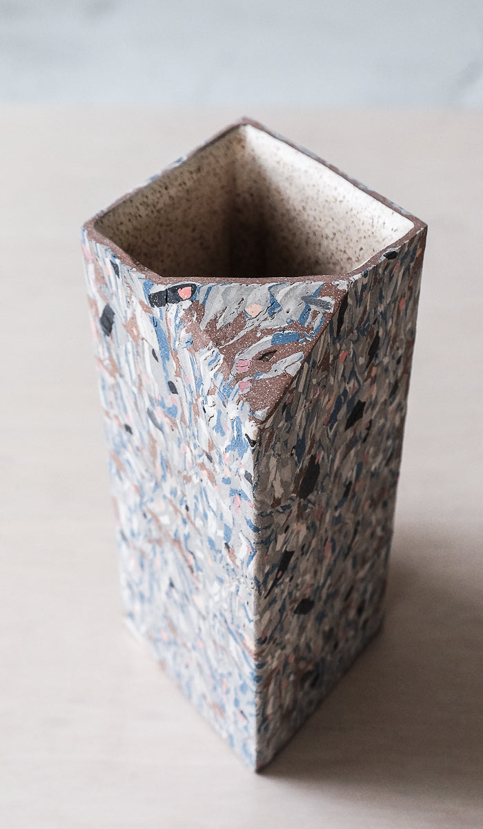 Soft Ceramic Artful Decorative Vessel