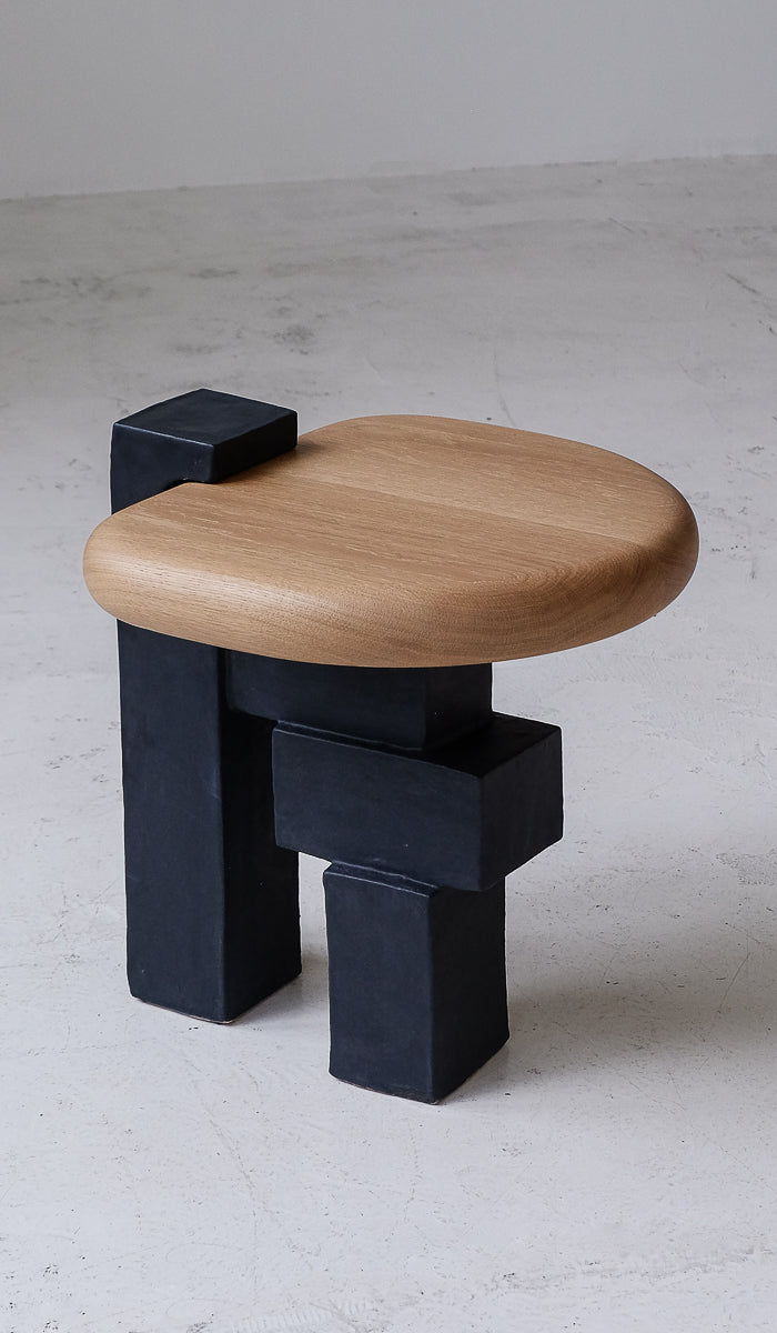 Balanced Ceramic Accent Side Table