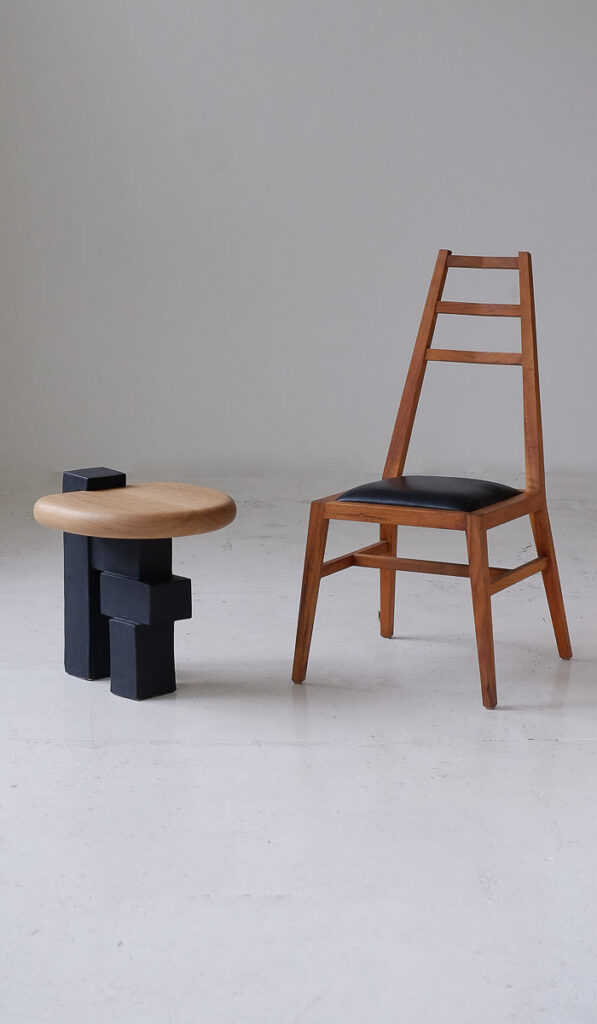 Balanced Ceramic Accent Side Table