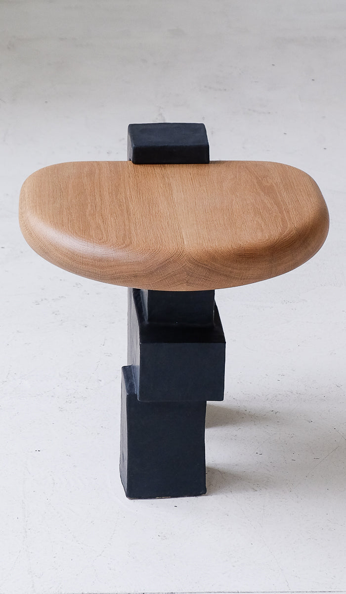 Balanced Ceramic Accent Side Table
