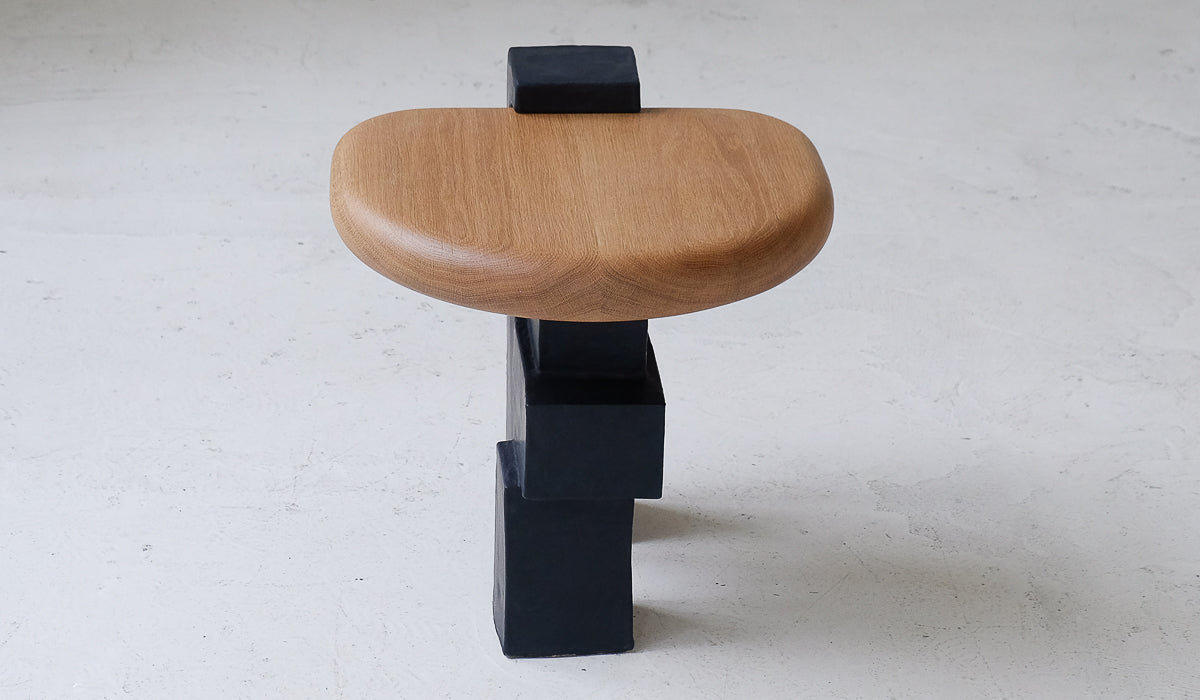 Balanced Ceramic Accent Side Table