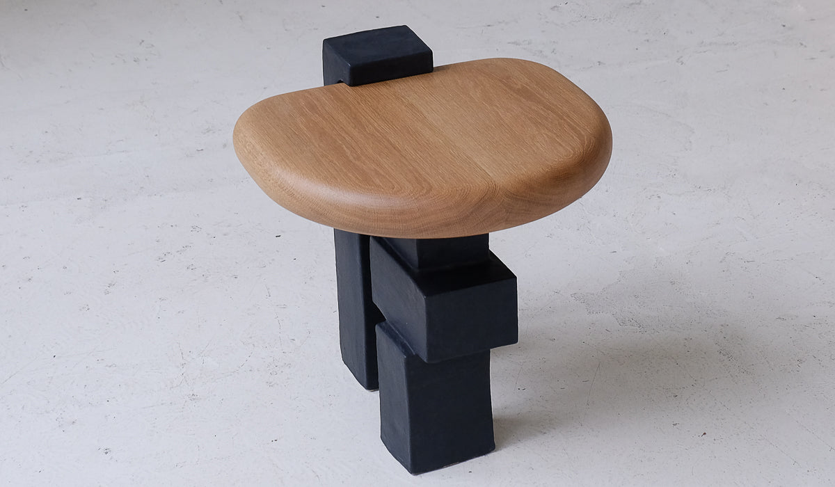 Balanced Ceramic Accent Side Table