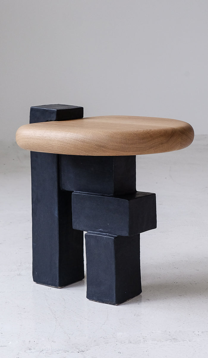 Balanced Ceramic Accent Side Table