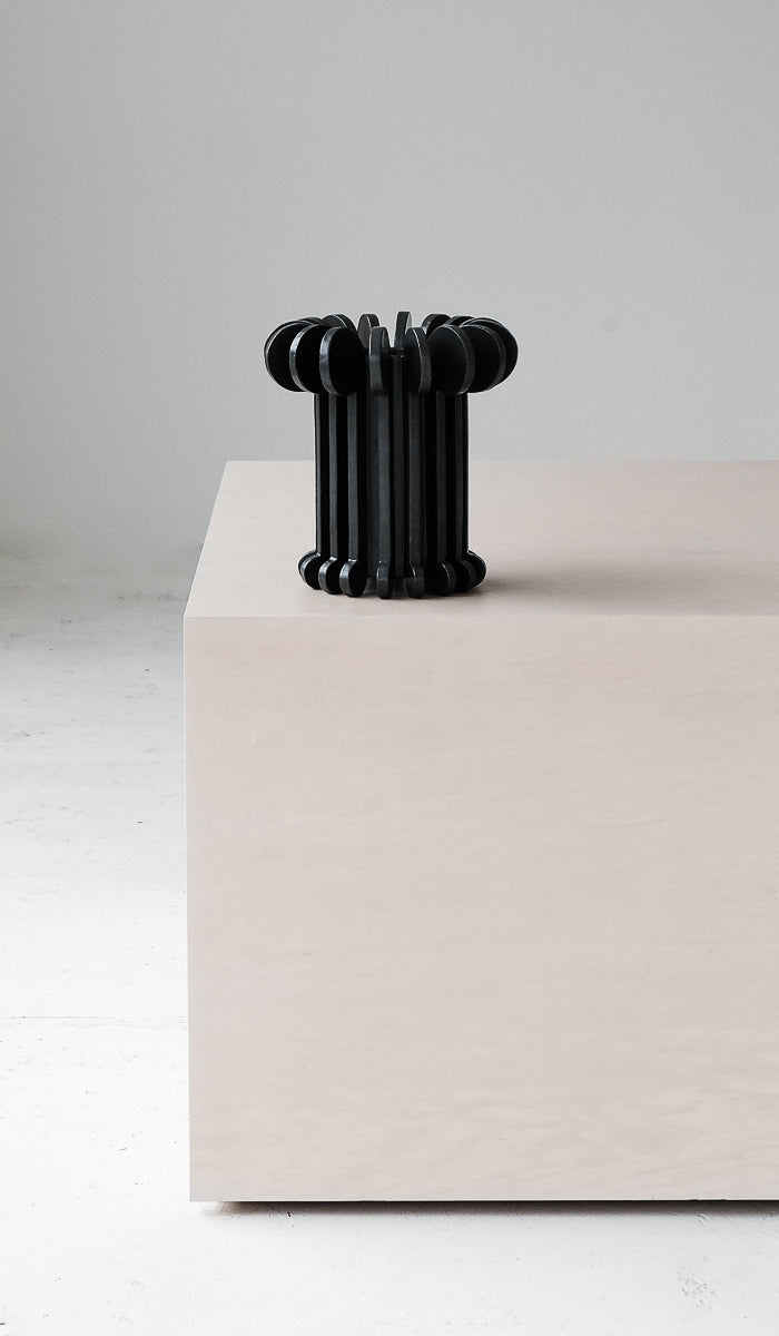 Textured Ceramic Statement Decorative Vessel