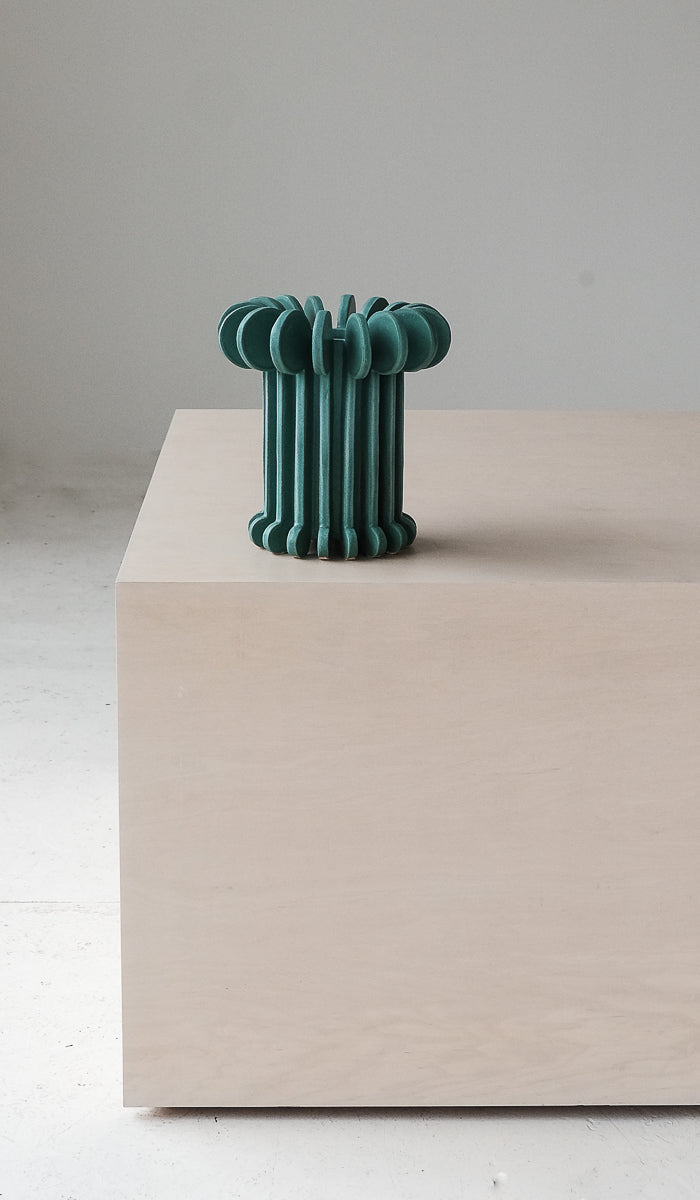 Textured Ceramic Statement Decorative Vessel