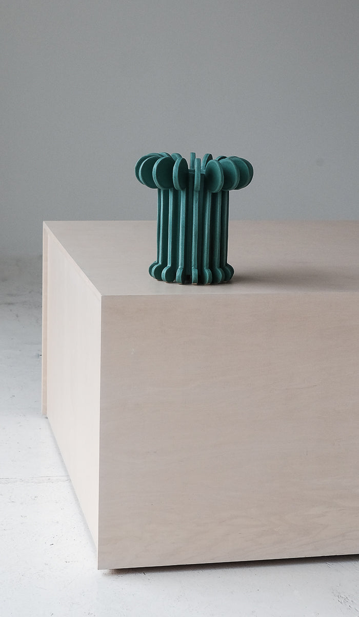 Textured Ceramic Statement Decorative Vessel