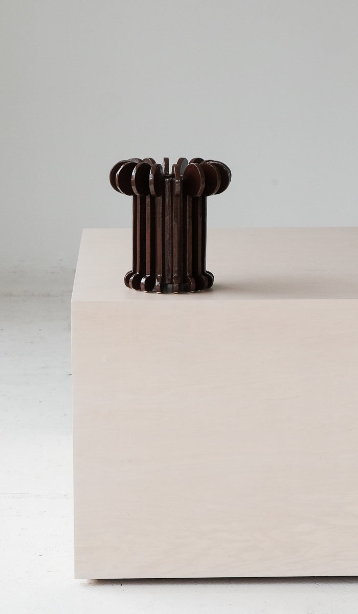 Textured Ceramic Statement Decorative Vessel