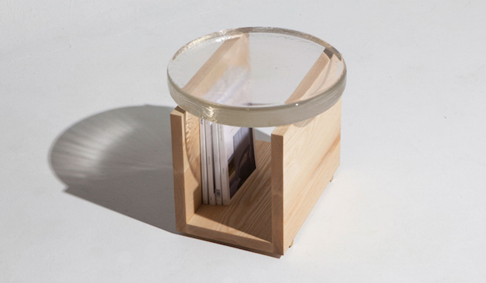 Graphic Textured Accent Side Table