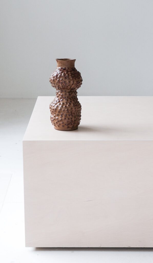 Structured Ceramic Ambient Decorative Vessel