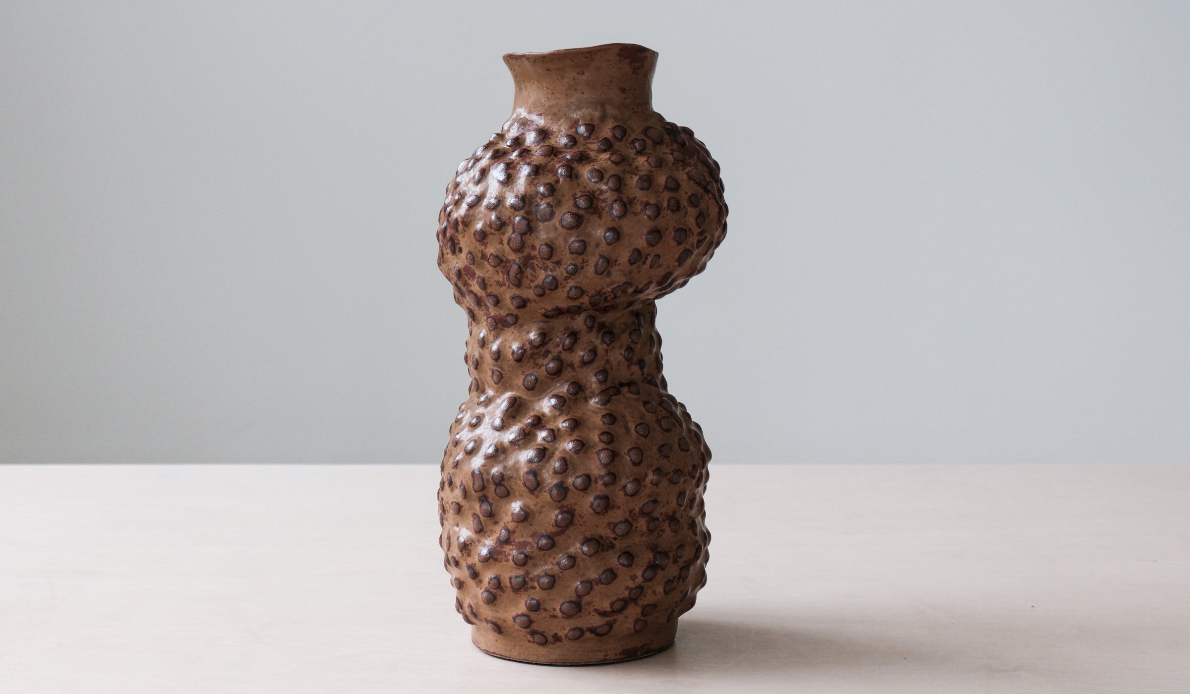 Structured Ceramic Ambient Decorative Vessel