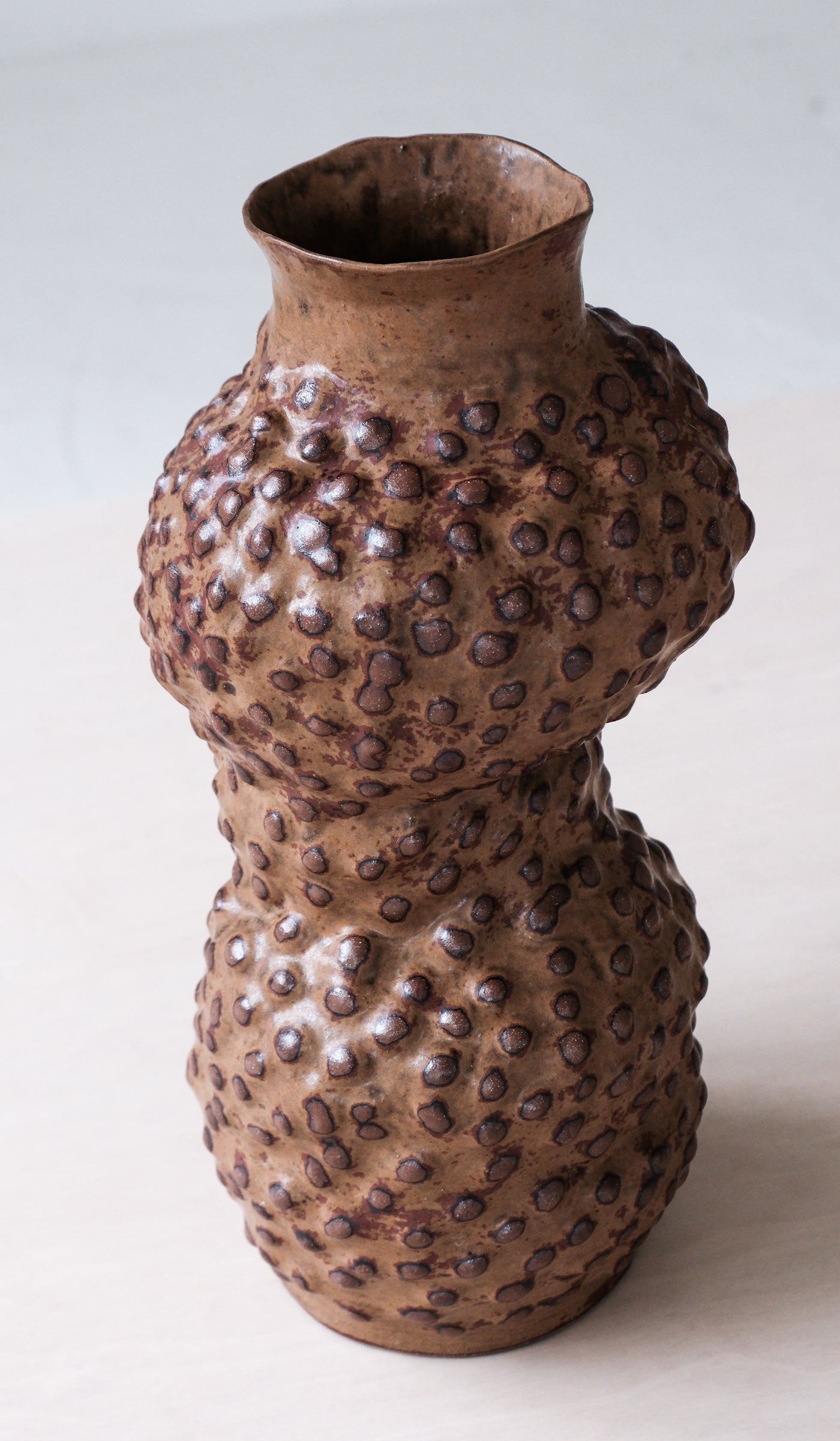 Structured Ceramic Ambient Decorative Vessel