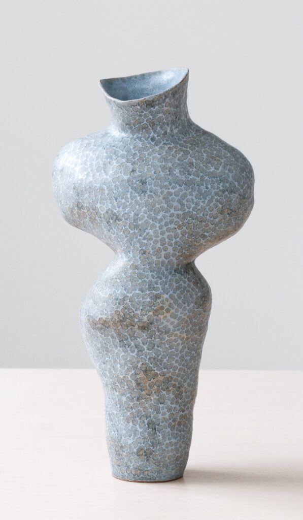 Sculpted Ceramic Artful Decorative Vessel