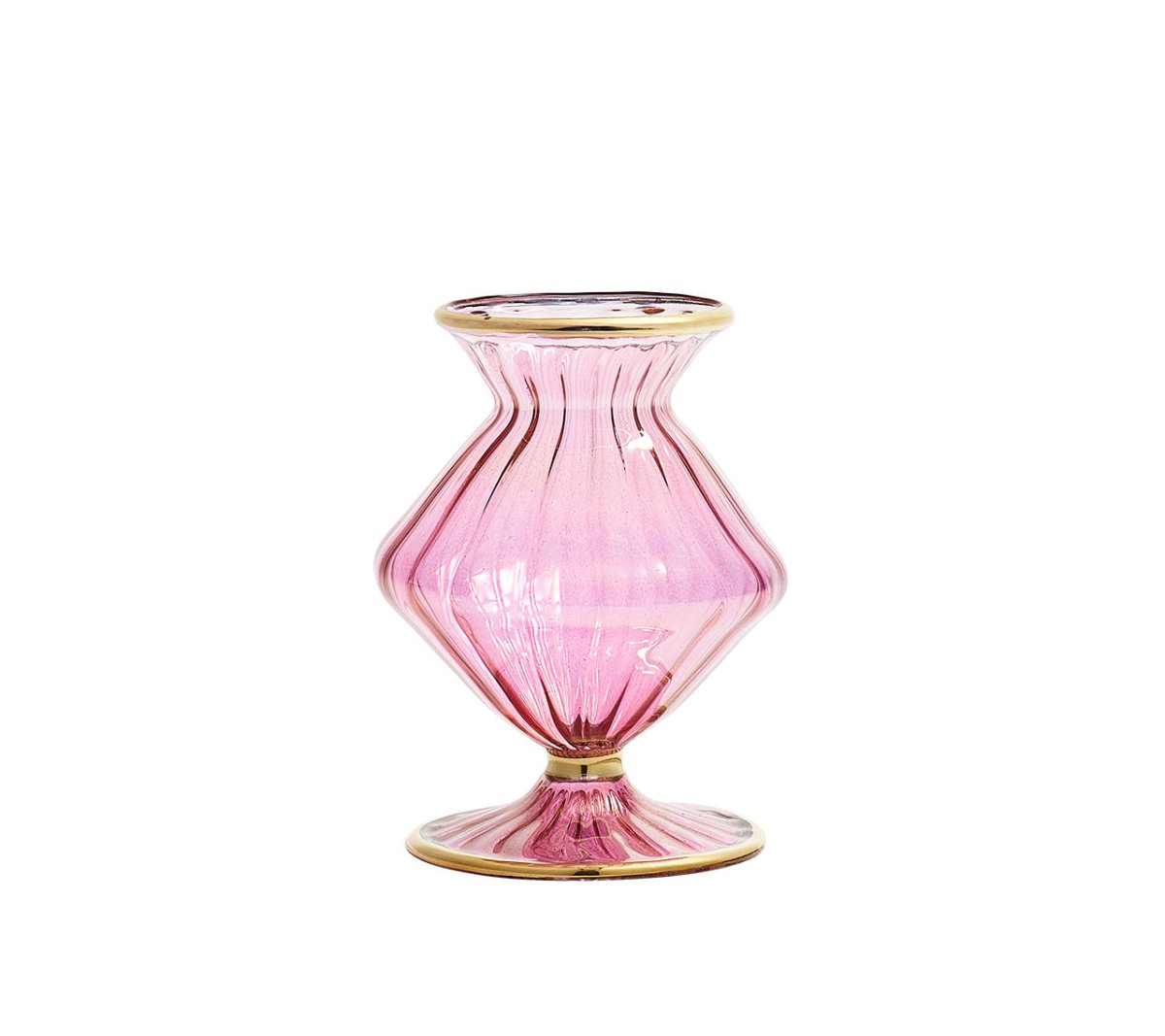 Clean Pink Decorative Bud Vase